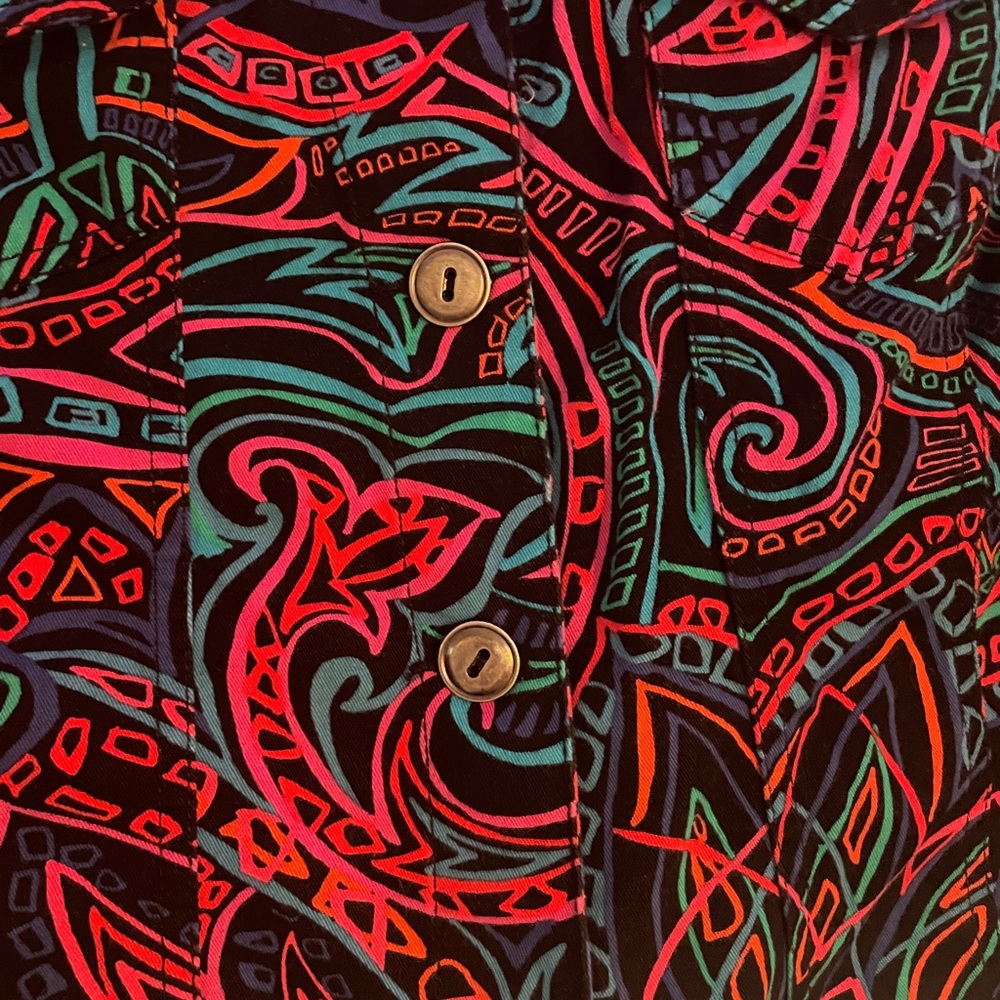 Chico's Vibrant Geometric Jacket - image 2